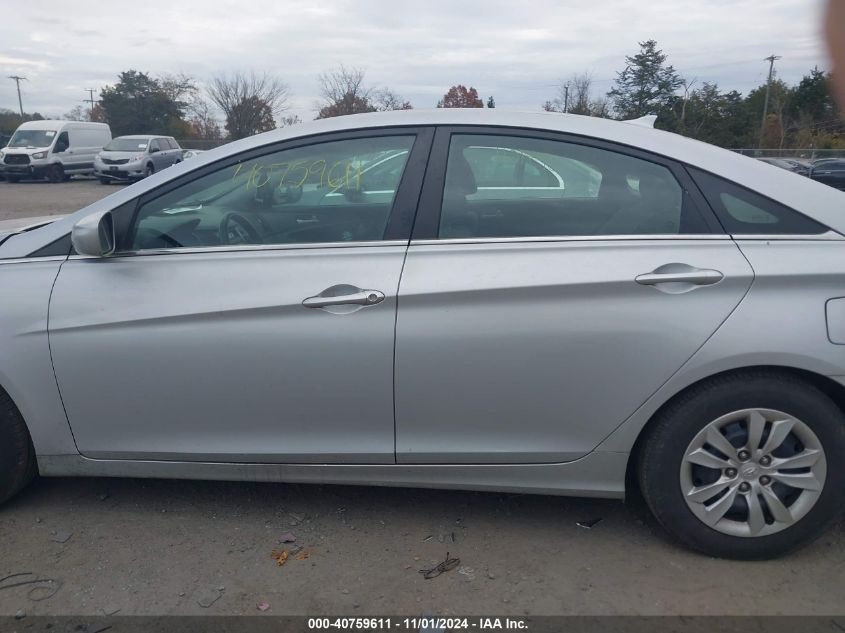 2012 Hyundai Sonata Gls VIN: 5NPEB4AC4CH325063 Lot: 40759611