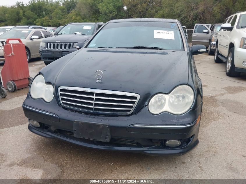 2005 Mercedes-Benz C 230 Kompressor Sport VIN: WDBRF40JX5F707552 Lot: 40759615