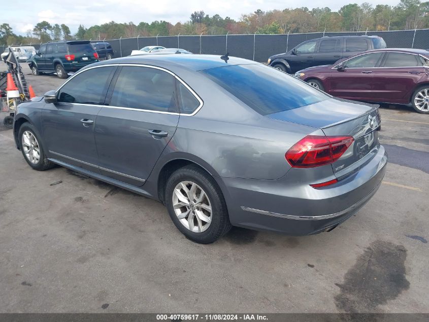 VIN 1VWAT7A31HC077674 2017 VOLKSWAGEN PASSAT 1.8T S