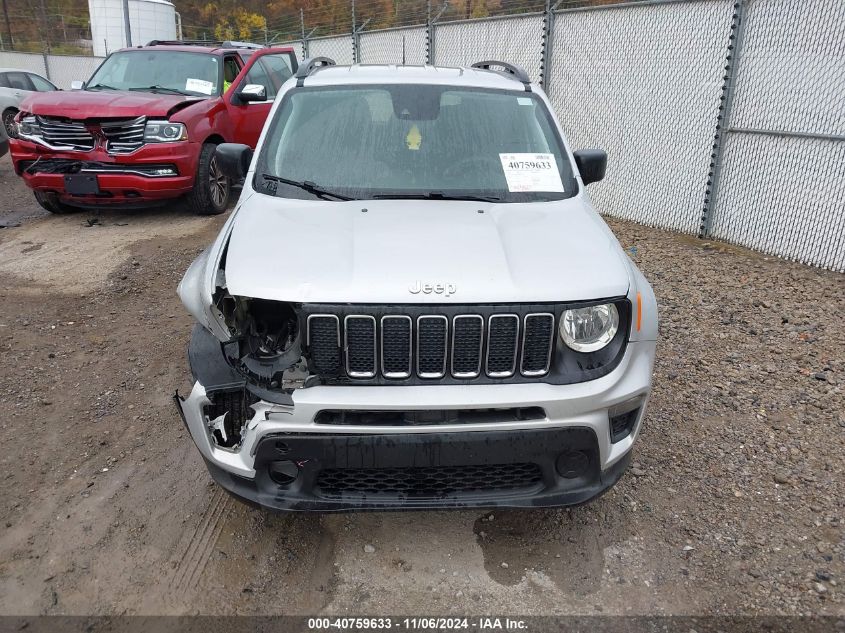 2021 Jeep Renegade Sport 4X4 VIN: ZACNJDABXMPM11722 Lot: 40759633