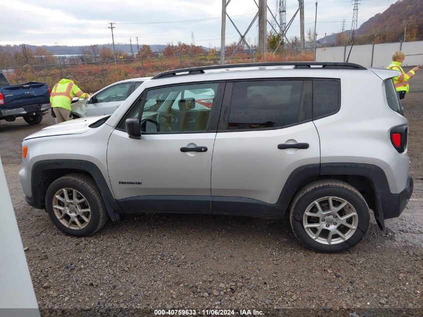 2021 Jeep Renegade Sport 4X4 VIN: ZACNJDABXMPM11722 Lot: 40759633