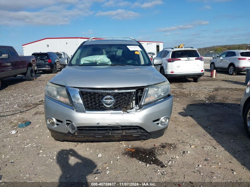 2015 Nissan Pathfinder Sl VIN: 5N1AR2MM0FC641039 Lot: 40759637