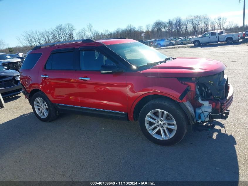 2012 Ford Explorer Xlt VIN: 1FMHK8D88CGA27739 Lot: 40759649