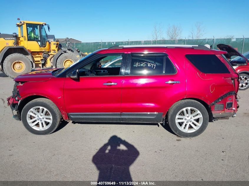 2012 Ford Explorer Xlt VIN: 1FMHK8D88CGA27739 Lot: 40759649