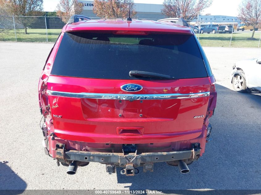 2012 Ford Explorer Xlt VIN: 1FMHK8D88CGA27739 Lot: 40759649