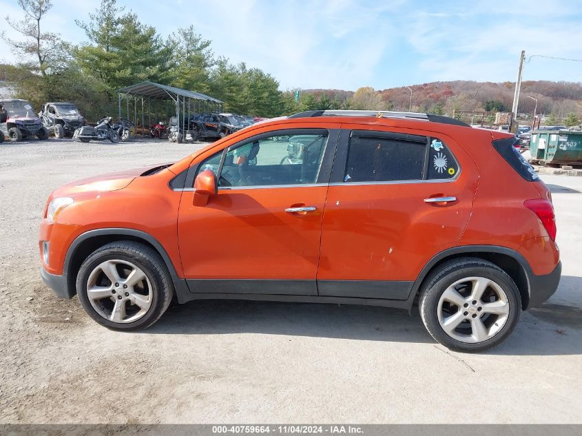 2016 Chevrolet Trax Ltz VIN: KL7CJRSB2GB662588 Lot: 40759664