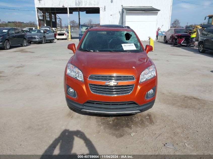 2016 Chevrolet Trax Ltz VIN: KL7CJRSB2GB662588 Lot: 40759664