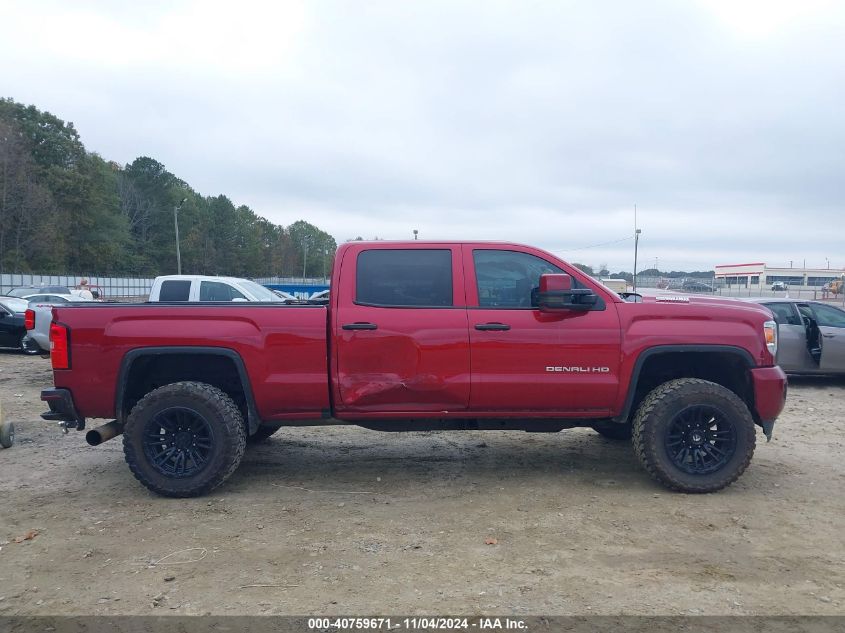 2018 GMC Sierra 2500Hd Denali VIN: 1GT12UEY4JF158067 Lot: 40759671