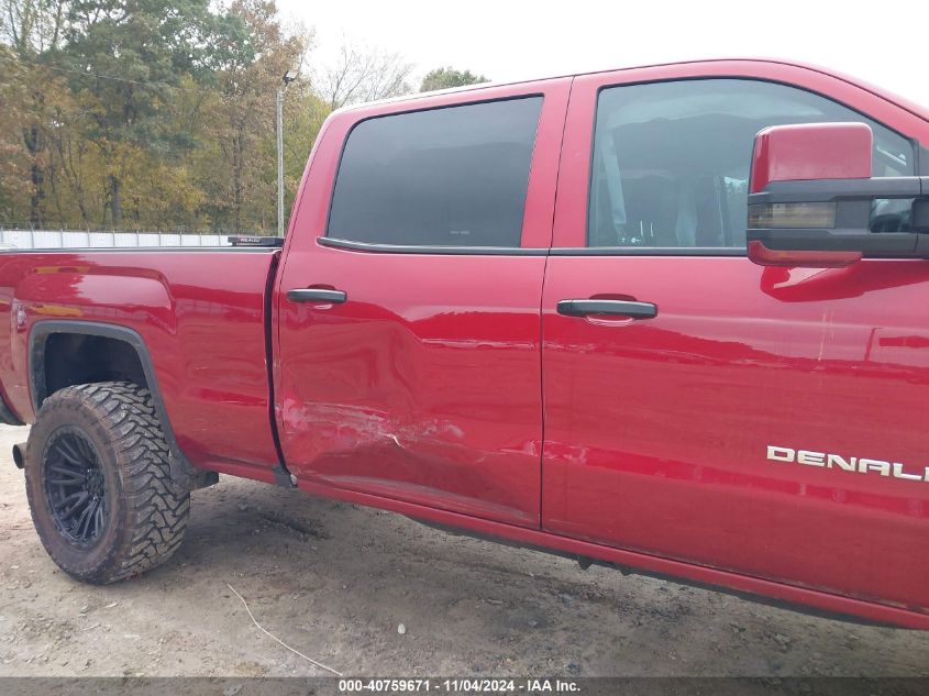 2018 GMC Sierra 2500Hd Denali VIN: 1GT12UEY4JF158067 Lot: 40759671