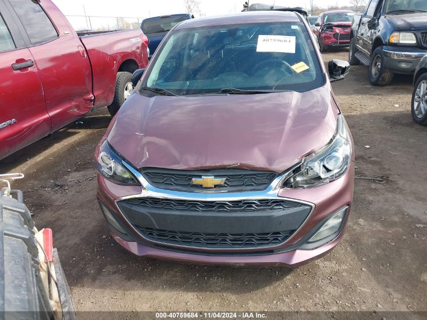 2020 Chevrolet Spark Fwd Ls Automatic VIN: KL8CB6SA7LC403775 Lot: 40759684