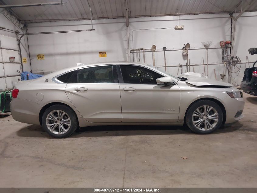 2014 Chevrolet Impala 2Lt VIN: 2G1125S39E9142551 Lot: 40759712