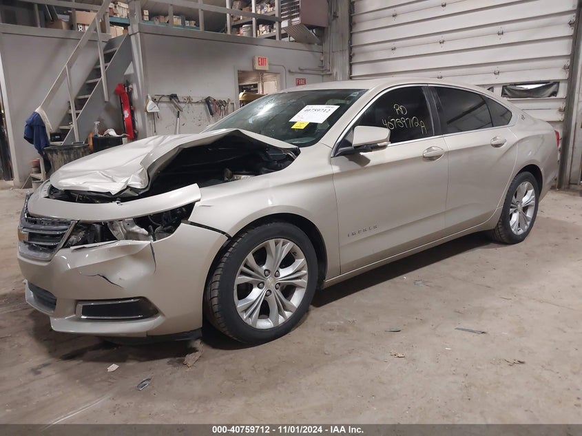2014 CHEVROLET IMPALA VIN: 2G1125S39E9142551