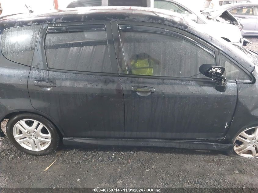 2007 Honda Fit Sport VIN: JHMGD38677S041932 Lot: 40759714