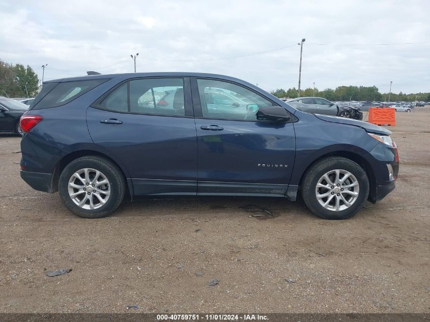 2018 Chevrolet Equinox Ls VIN: 3GNAXHEV6JL108802 Lot: 40759751