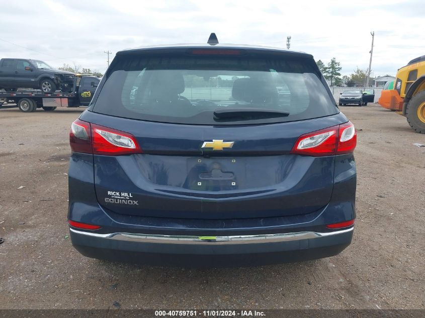 2018 Chevrolet Equinox Ls VIN: 3GNAXHEV6JL108802 Lot: 40759751