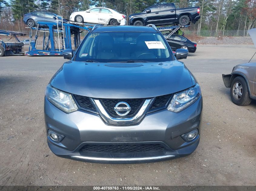 2015 Nissan Rogue Sl VIN: 5N1AT2MV0FC811684 Lot: 40759763