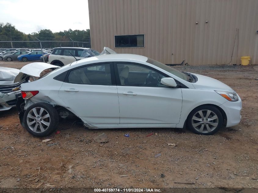 2014 Hyundai Accent Gls VIN: KMHCU4AE4EU766716 Lot: 40759774