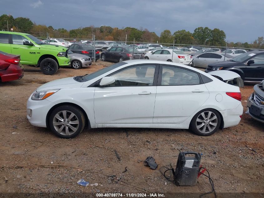 2014 Hyundai Accent Gls VIN: KMHCU4AE4EU766716 Lot: 40759774