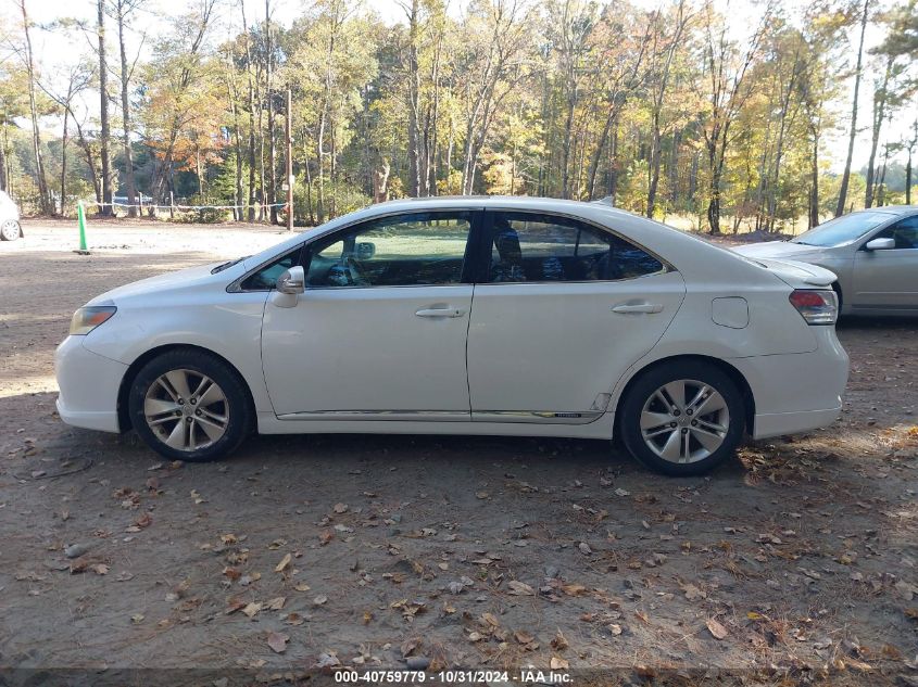 2010 Lexus Hs 250H VIN: JTHBB1BA2A2005543 Lot: 40759779