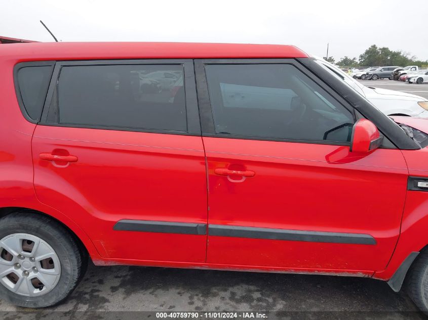 2013 Kia Soul VIN: KNDJT2A5XD7609031 Lot: 40759790