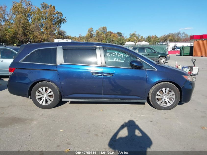 2014 Honda Odyssey Ex-L VIN: 5FNRL5H62EB092080 Lot: 40759814