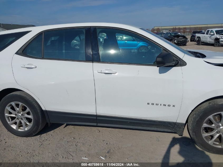 2018 Chevrolet Equinox Ls VIN: 3GNAXHEV9JL118871 Lot: 40759818