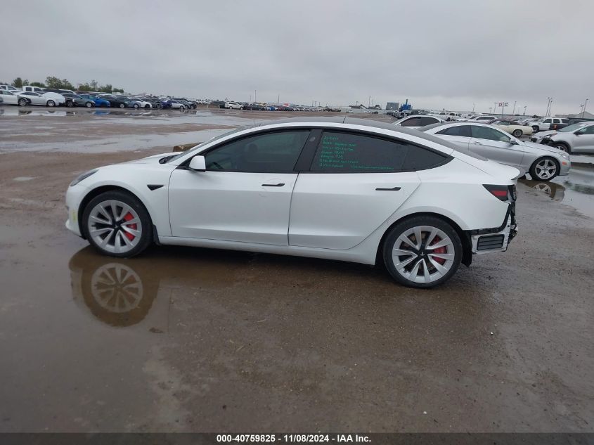 2021 Tesla Model 3 Standard Range Plus Rear-Wheel Drive VIN: 5YJ3E1EA7MF096643 Lot: 40759825