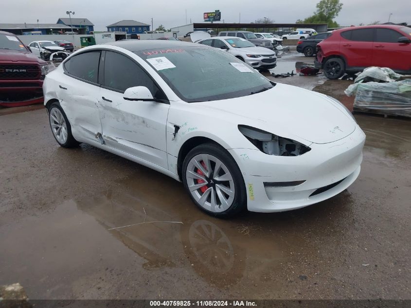 VIN 5YJ3E1EA7MF096643 2021 TESLA MODEL 3 no.1