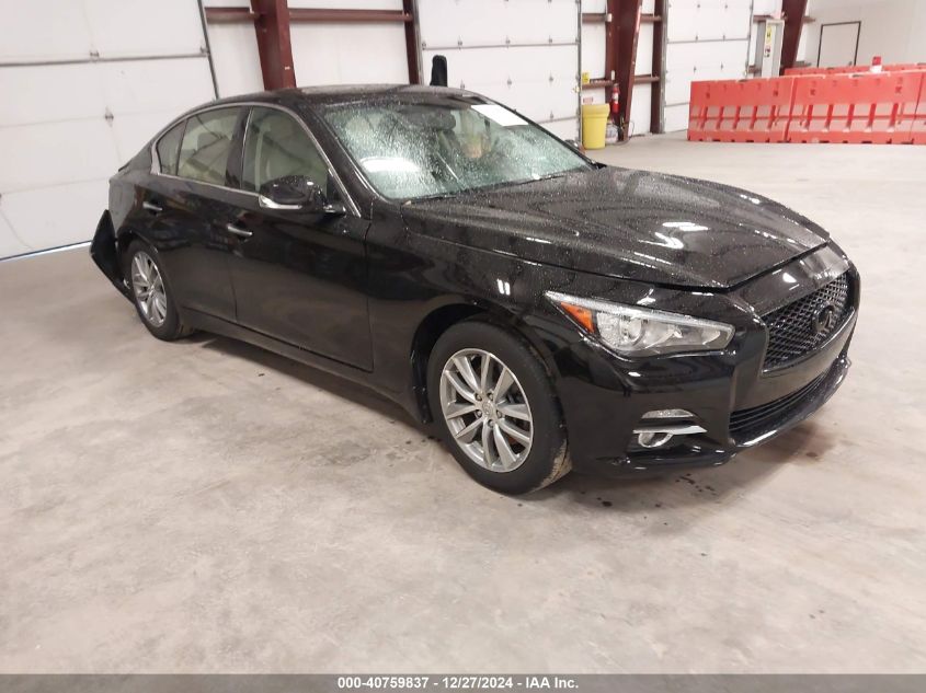 VIN JN1BV7AR5FM402553 2015 Infiniti Q50, Premium no.1