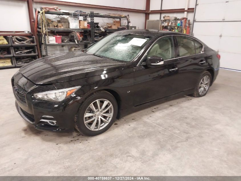 VIN JN1BV7AR5FM402553 2015 Infiniti Q50, Premium no.2