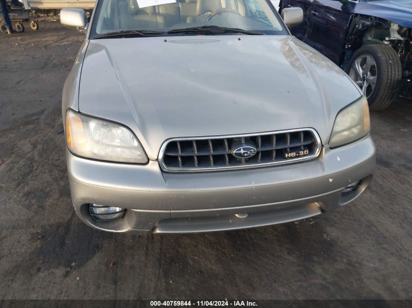 2003 Subaru Outback H6-3.0 L.l. Bean Edition VIN: 4S3BH806537617314 Lot: 40759844