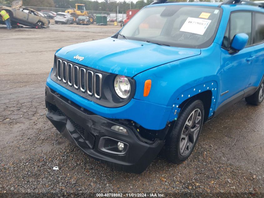 2015 Jeep Renegade Latitude VIN: ZACCJABT9FPC16200 Lot: 40759882