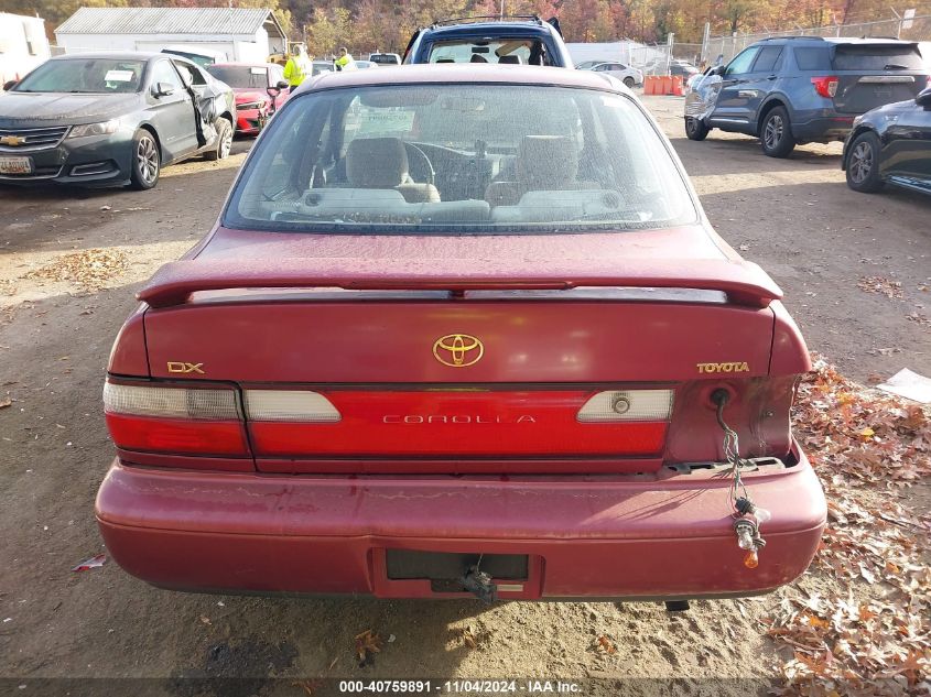 1996 Toyota Corolla Dx VIN: 2T1BB02E8TC163940 Lot: 40759891