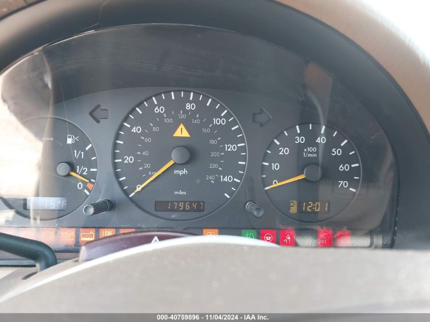 2002 Mercedes-Benz Ml 500 VIN: 4JGAB75B92A356872 Lot: 40759896