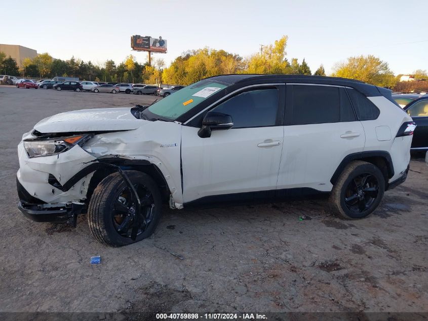 2021 Toyota Rav4 Hybrid Xse VIN: 2T3E6RFV1MW009738 Lot: 40759898