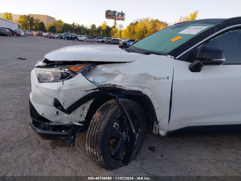 VIN 2T3E6RFV1MW009738 2021 TOYOTA RAV4 HYBRID XSE