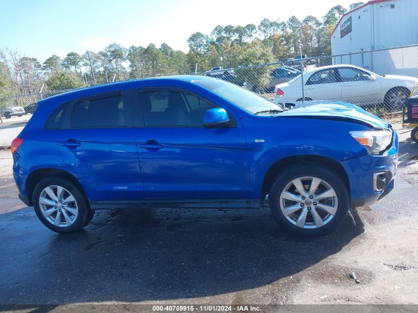 2015 Mitsubishi Outlander Sport Es VIN: 4A4AP3AU9FE045543 Lot: 40759915