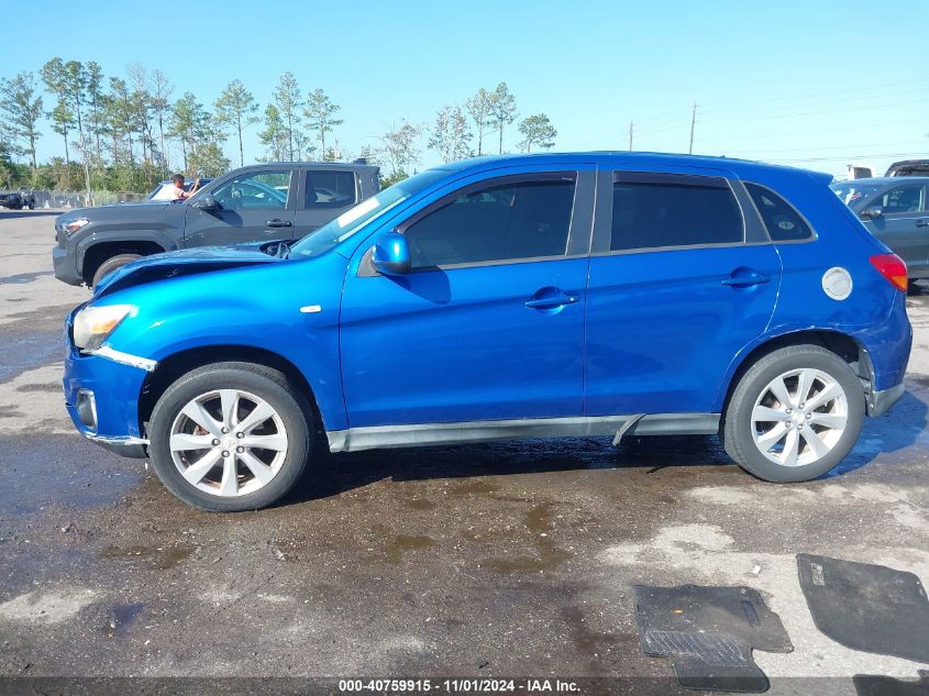 2015 Mitsubishi Outlander Sport Es VIN: 4A4AP3AU9FE045543 Lot: 40759915