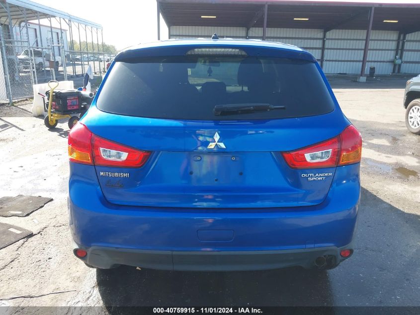 2015 Mitsubishi Outlander Sport Es VIN: 4A4AP3AU9FE045543 Lot: 40759915