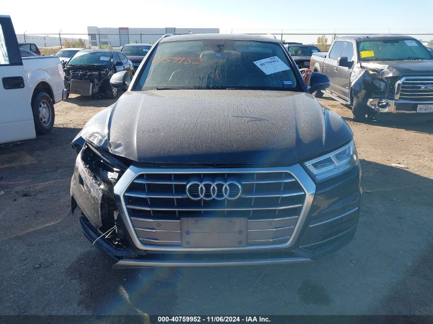 2018 Audi Q5 2.0T Premium/2.0T Tech Premium VIN: WA1BNAFY3J2099653 Lot: 40759952