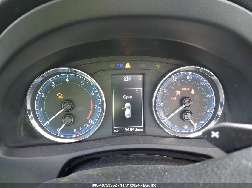 VIN 2T1BURHE7KC158927 2019 TOYOTA COROLLA L/LE/XLE/SE/XSE