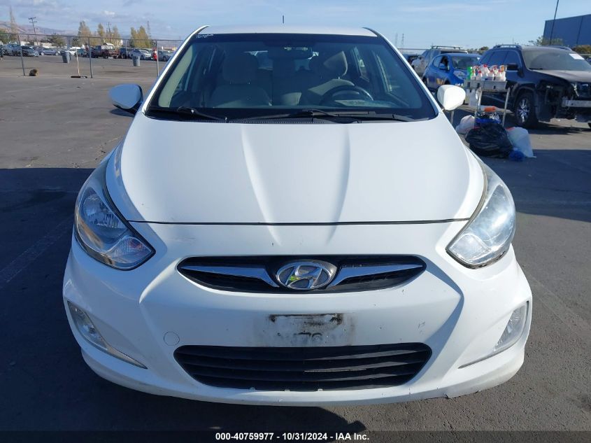 2013 Hyundai Accent Se VIN: KMHCU5AE5DU111744 Lot: 40759977