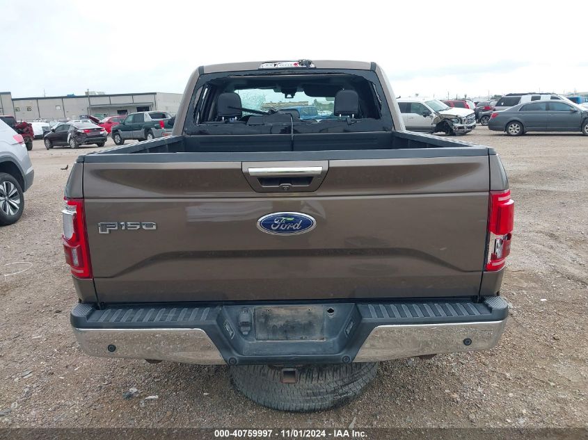 2016 Ford F-150 Lariat VIN: 1FTEW1EG9GKD42738 Lot: 40759997