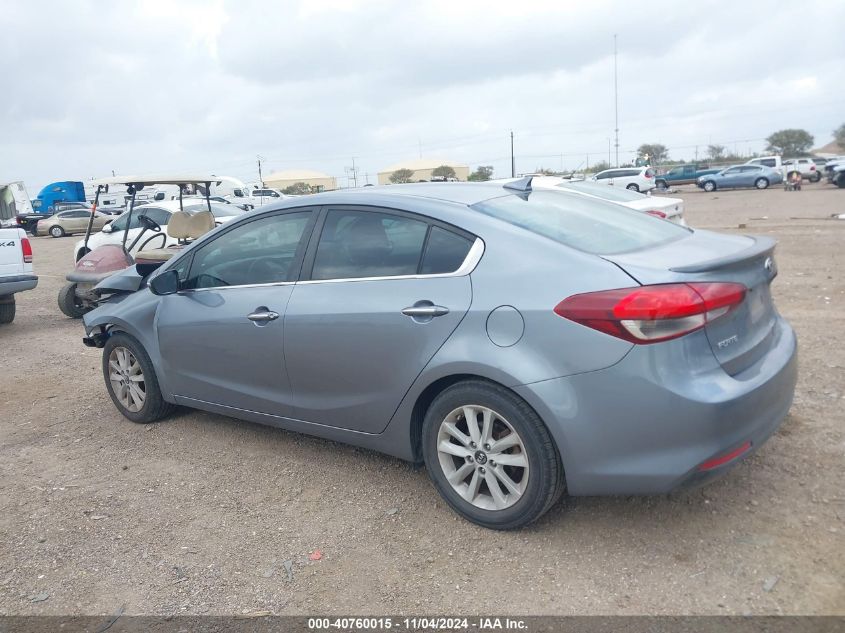 2017 Kia Forte S VIN: 3KPFL4A78HE035859 Lot: 40760015