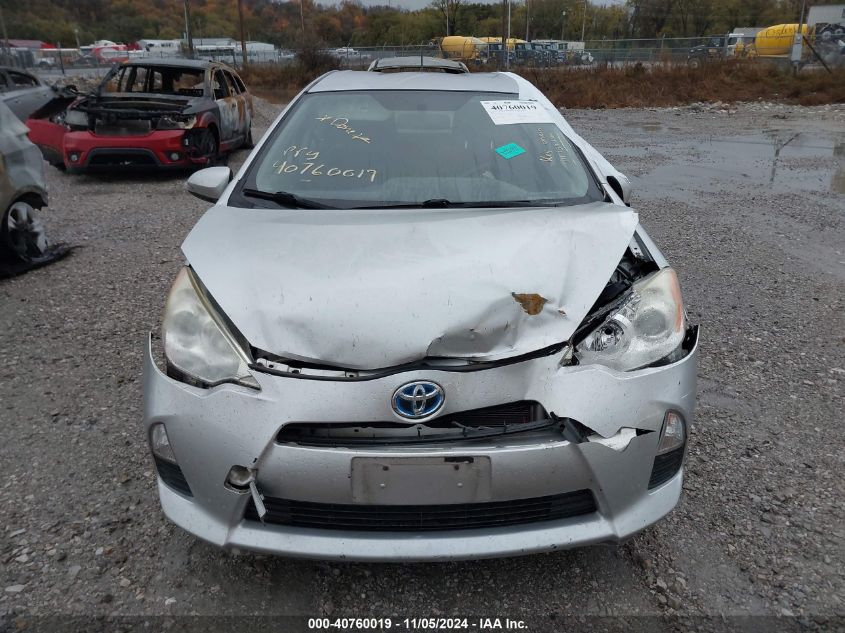 2013 Toyota Prius C Two VIN: JTDKDTB31D1545100 Lot: 40760019