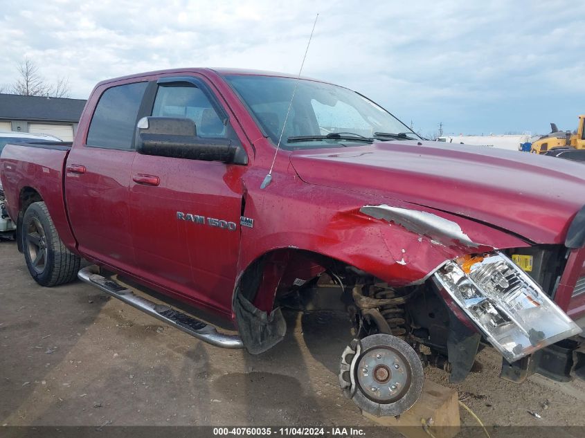 2012 Dodge Ram 1500 Sport VIN: 1C6RD7MT9CS168082 Lot: 40760035