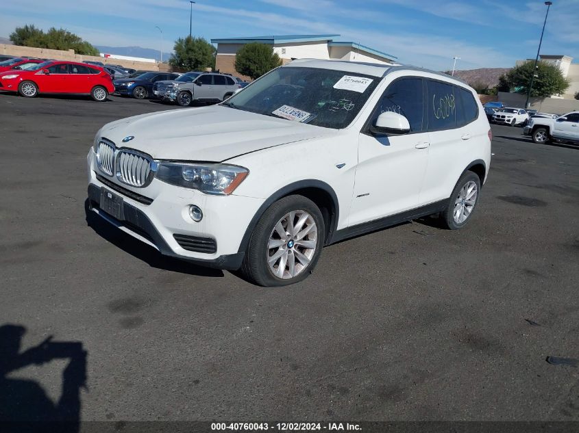 VIN 5UXWX9C58H0D96550 2017 BMW X3, Xdrive28I no.2