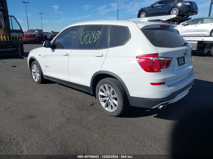 VIN 5UXWX9C58H0D96550 2017 BMW X3, Xdrive28I no.3