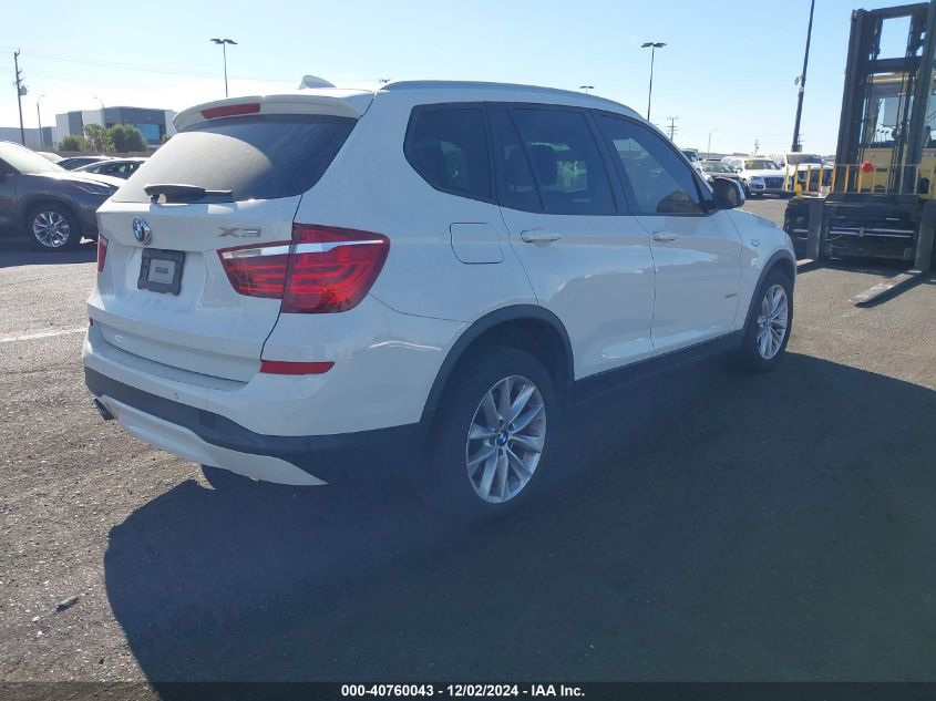 VIN 5UXWX9C58H0D96550 2017 BMW X3, Xdrive28I no.4