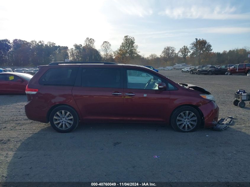 2013 Toyota Sienna Xle/Limited VIN: 5TDDK3DC2DS070989 Lot: 40760049